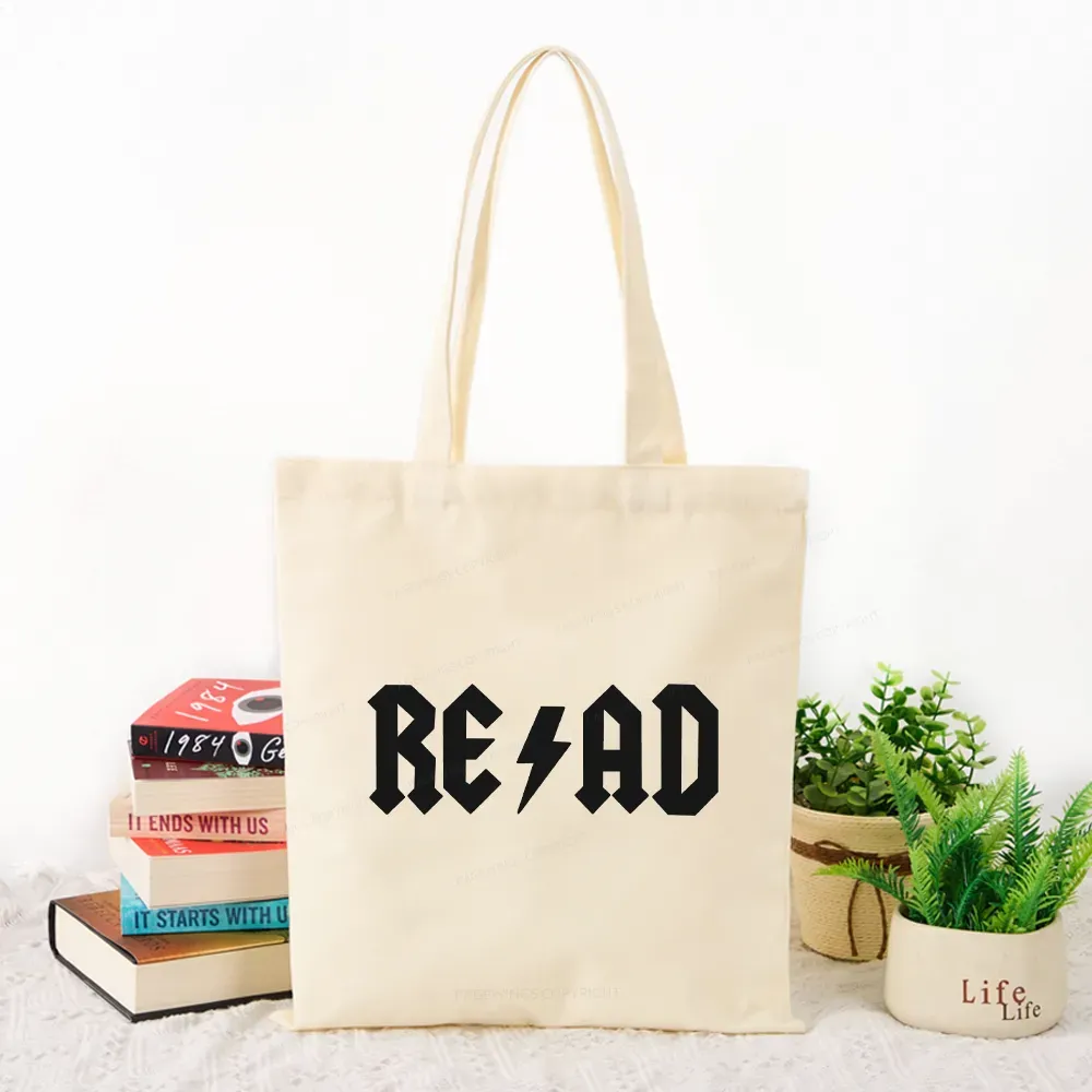 Pagewings Read Back In The Library "Rock And Roll" Tote Bag
