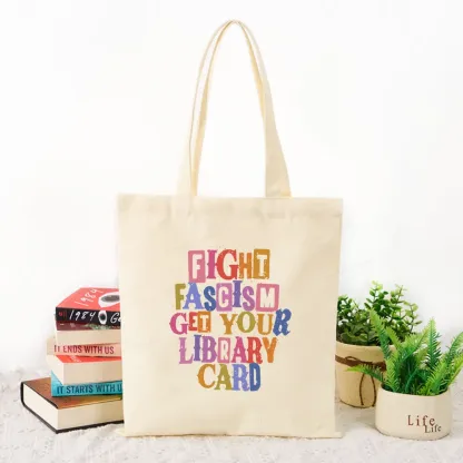 Pagewings Get Your Library Card Tote Bag