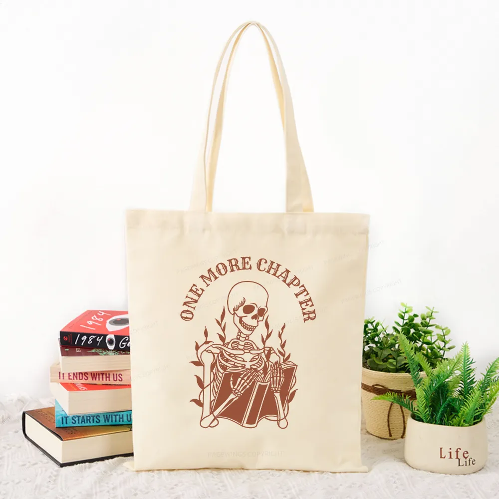 Pagewings One More Chapter Tote Bag