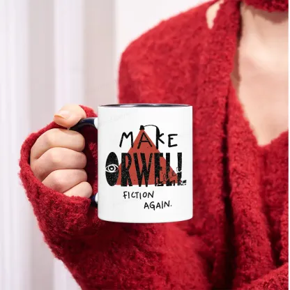 Pagewings Make Orwell Fiction Again Mug