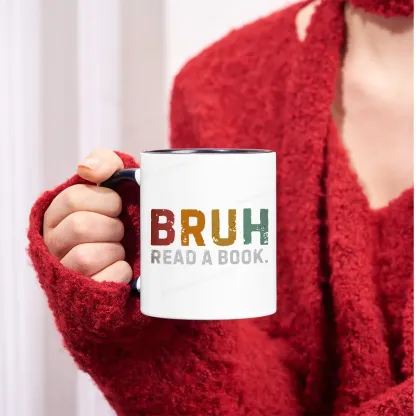 Pagewings Read A Book Bruh Mug