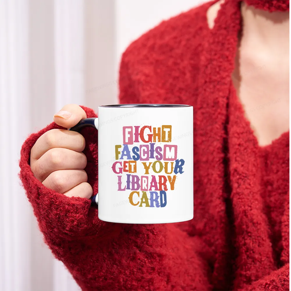 Pagewings Get Your Library Card Mug