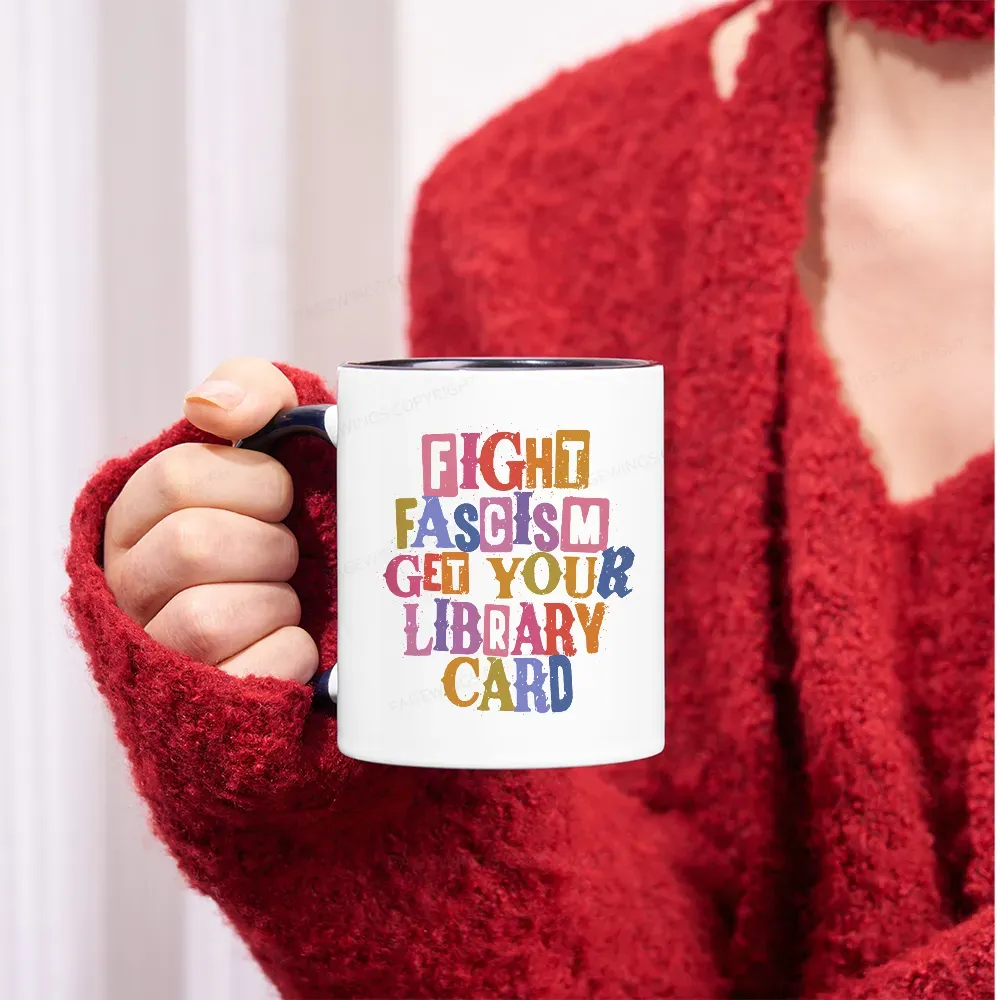 Pagewings Get Your Library Card Mug