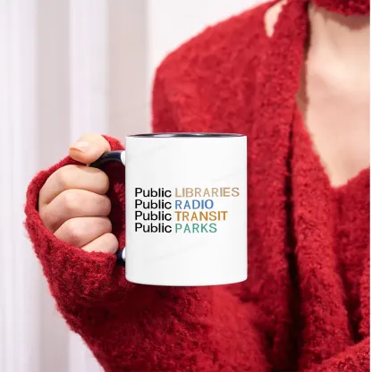 Pagewings Public Libraries Radio Transit Parks Mug
