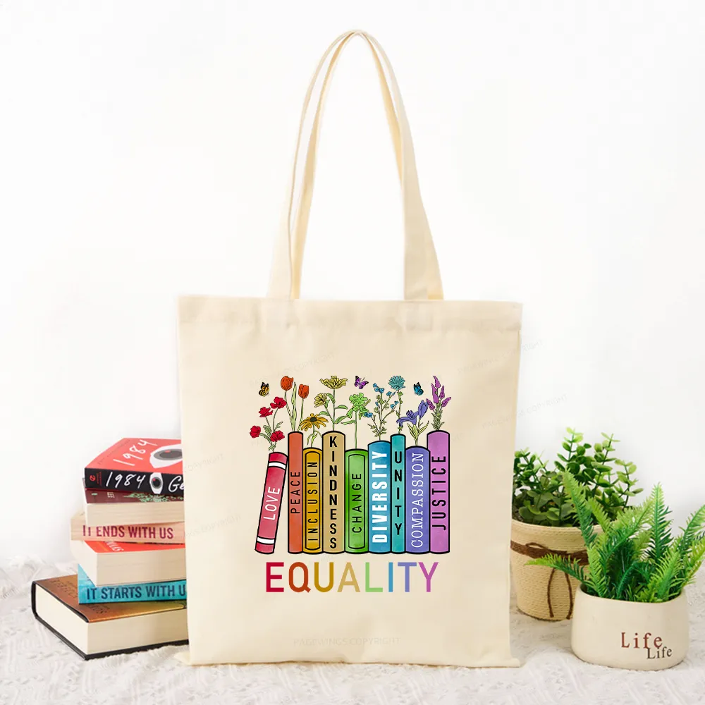 Pagewings Equal Rights Tote Bag