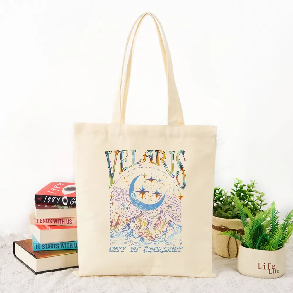 Pagewings Velaris City Of Starlight ACOTAR Tote Bag