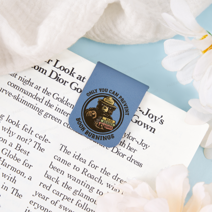 Pagewings Only You Can Prevent Book Burnings Feathers Quotes Magnetic Bookmark