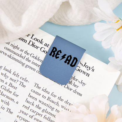 Pagewings Read Back In The Library "rock And Roll Feathers Quotes Magnetic Bookmark