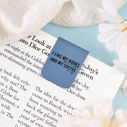 Pagewings I Like My Books And My Coffee Feathers Quotes Magnetic Bookmark