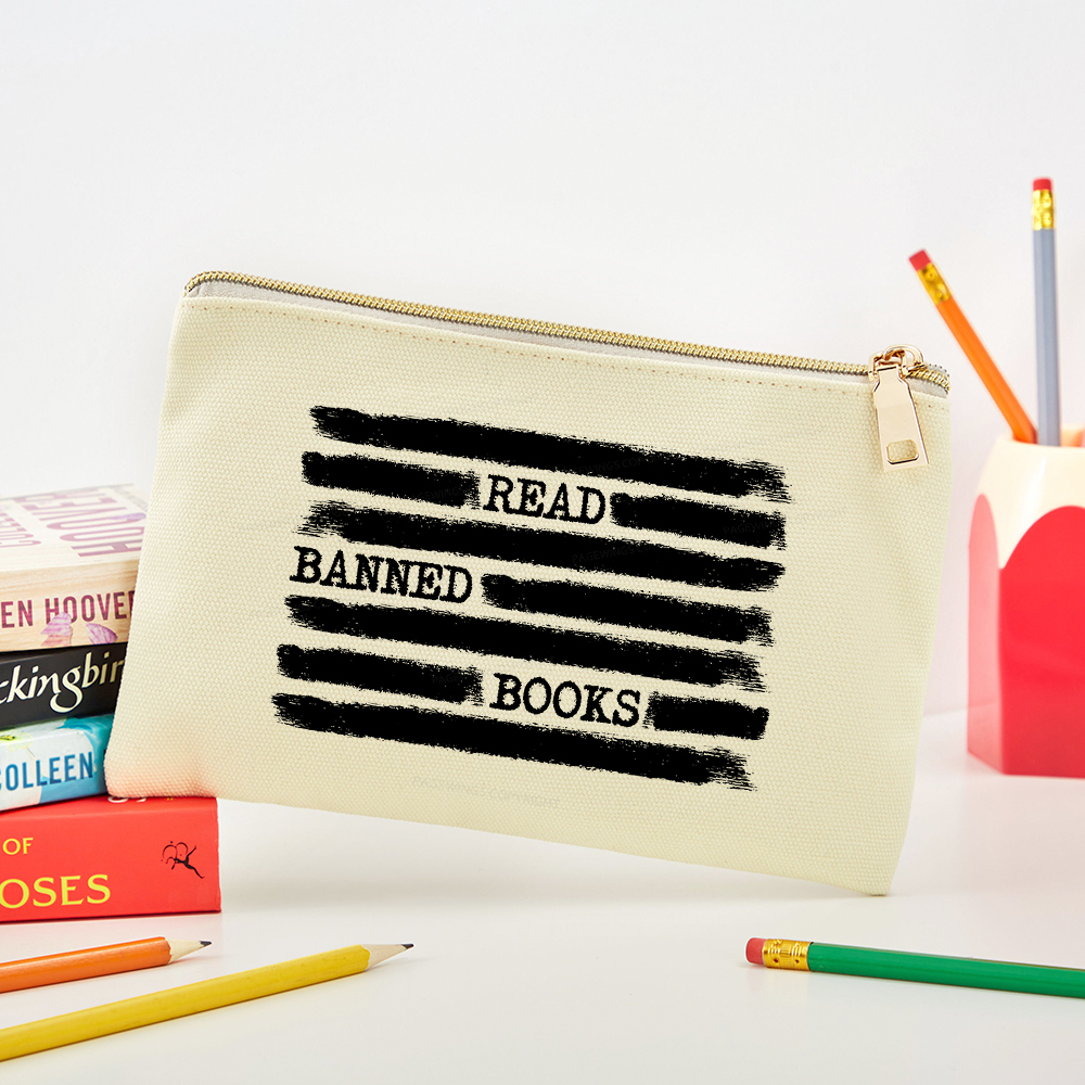 Pagewings Read Banned Books Bookworm Librarian Pouch