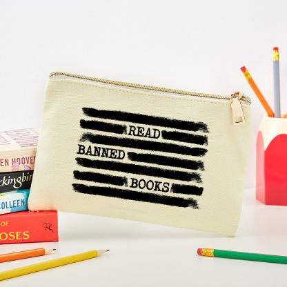 Pagewings Read Banned Books Bookworm Librarian Pouch