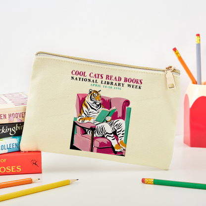 Pagewings Library Week Poster 1996 Pouch