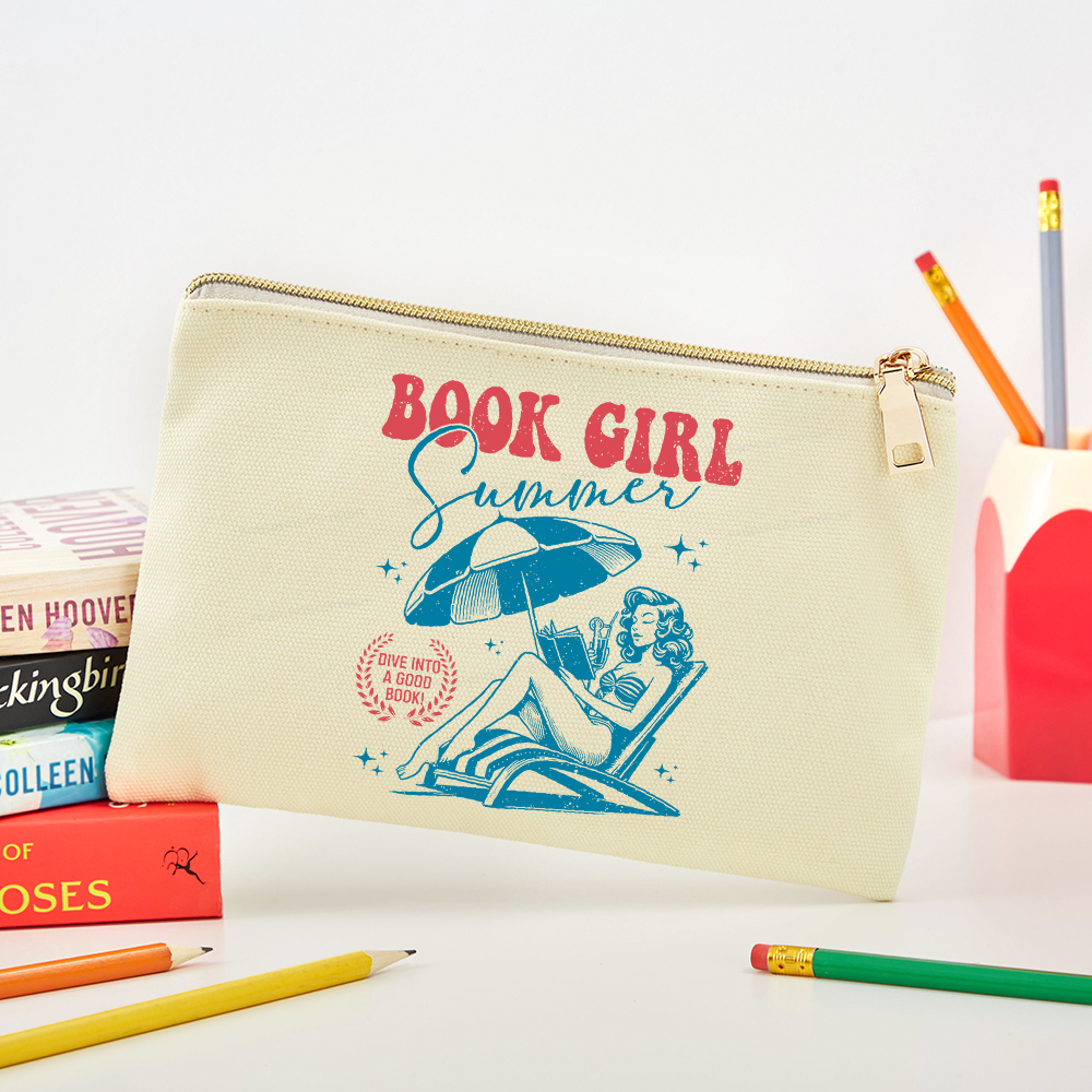 Pagewings Book Girl Summer Pouch