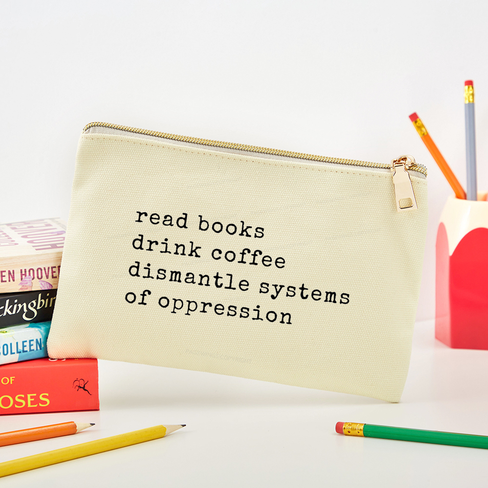 Pagewings Read Books Drink Coffee Dismantle Systems Pouch