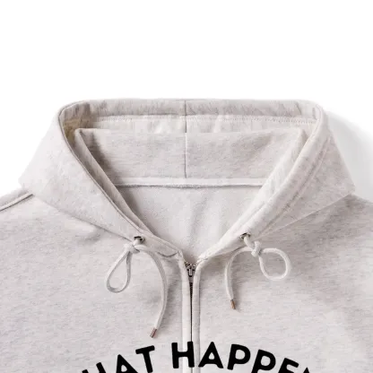 Pagewings Stays At Book Club Book Unisex Fleece Zip Up Hoodie