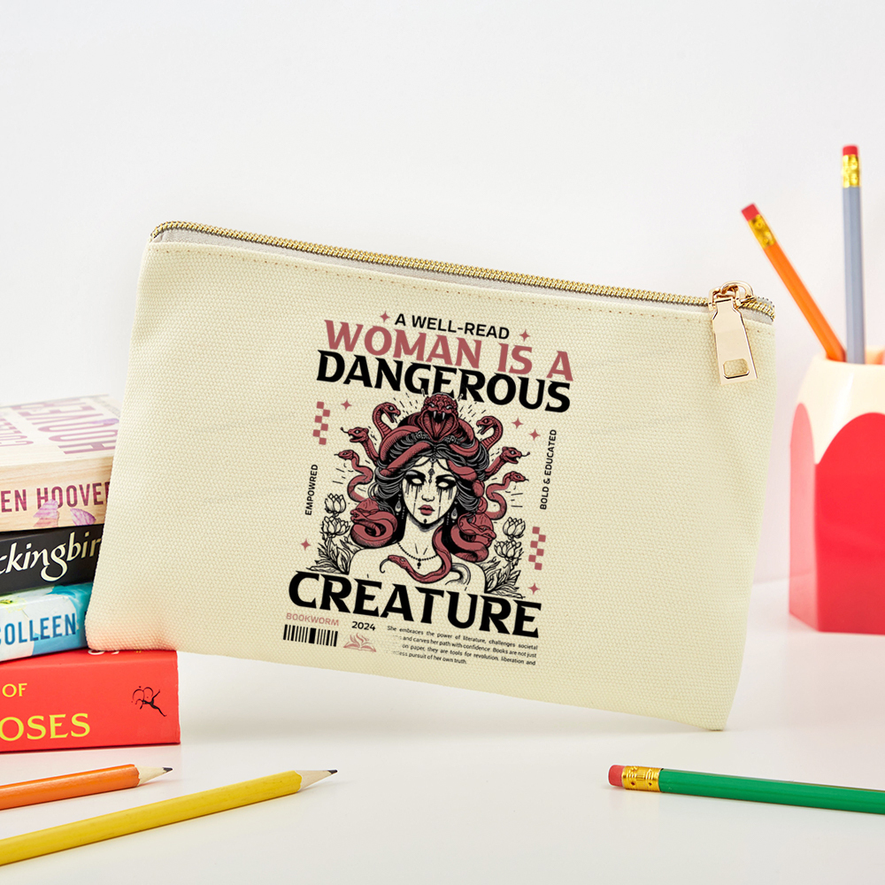 Pagewings A Well-Read Woman is A Dangerous Creature Pouch