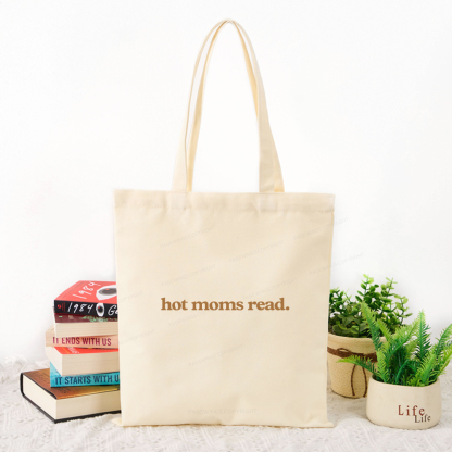 Pagewings Hot Moms Read Tote Bag