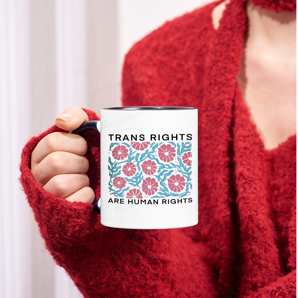 Pagewings Trans Rights Are Human Rights Mug