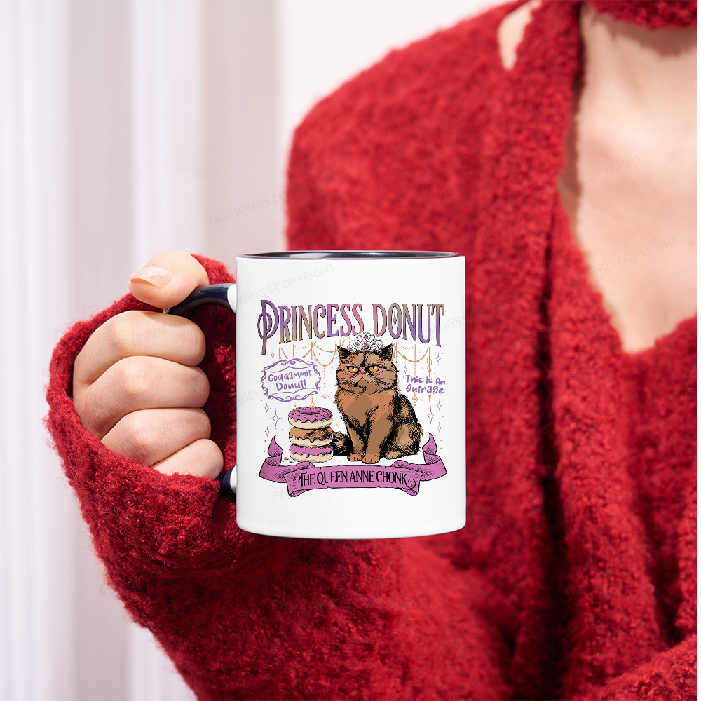 Pagewings Princess Donut Mug