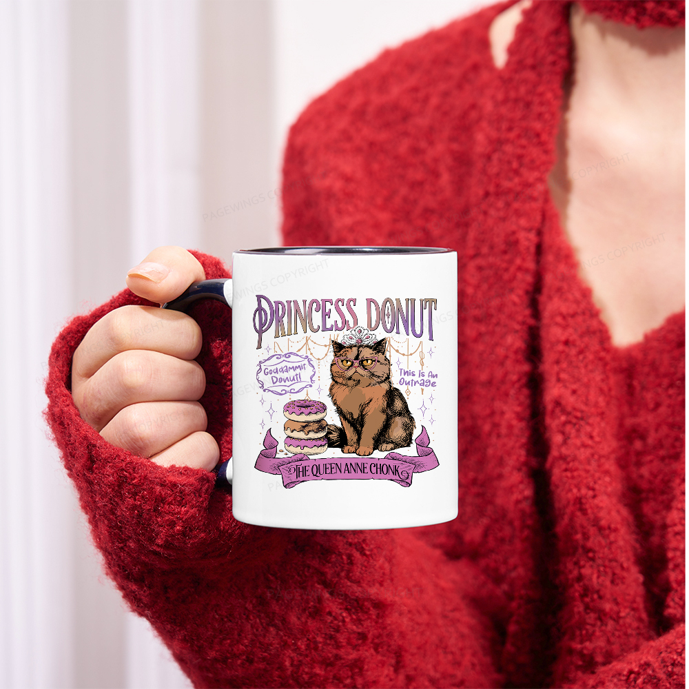 Pagewings Princess Donut Mug