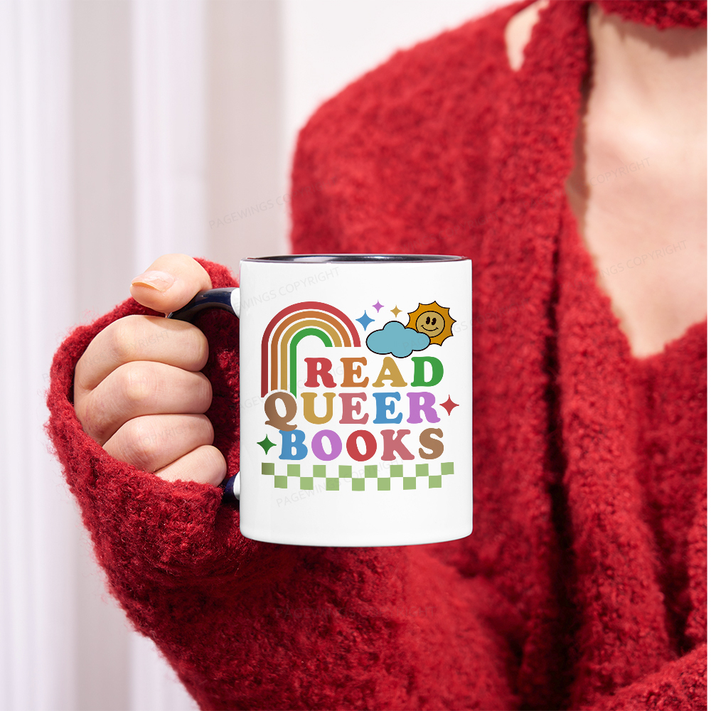 Pagewings Read Queer Books Mug