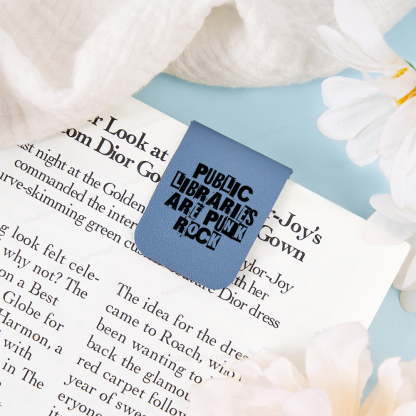 Pagewings Public Libraries Are Punk Rock Magnetic Bookmark