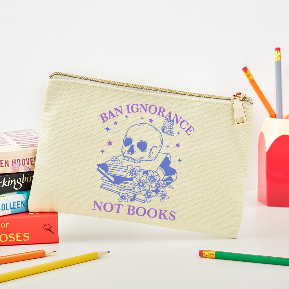 Pagewings Ban Lgnorance Not Books Pouch