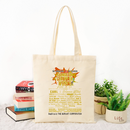 Pagewings Dungeon Crawler World Tour Tote Bag