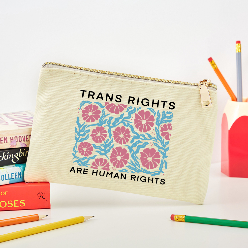 Pagewings Trans Rights Are Human Rights Pouch