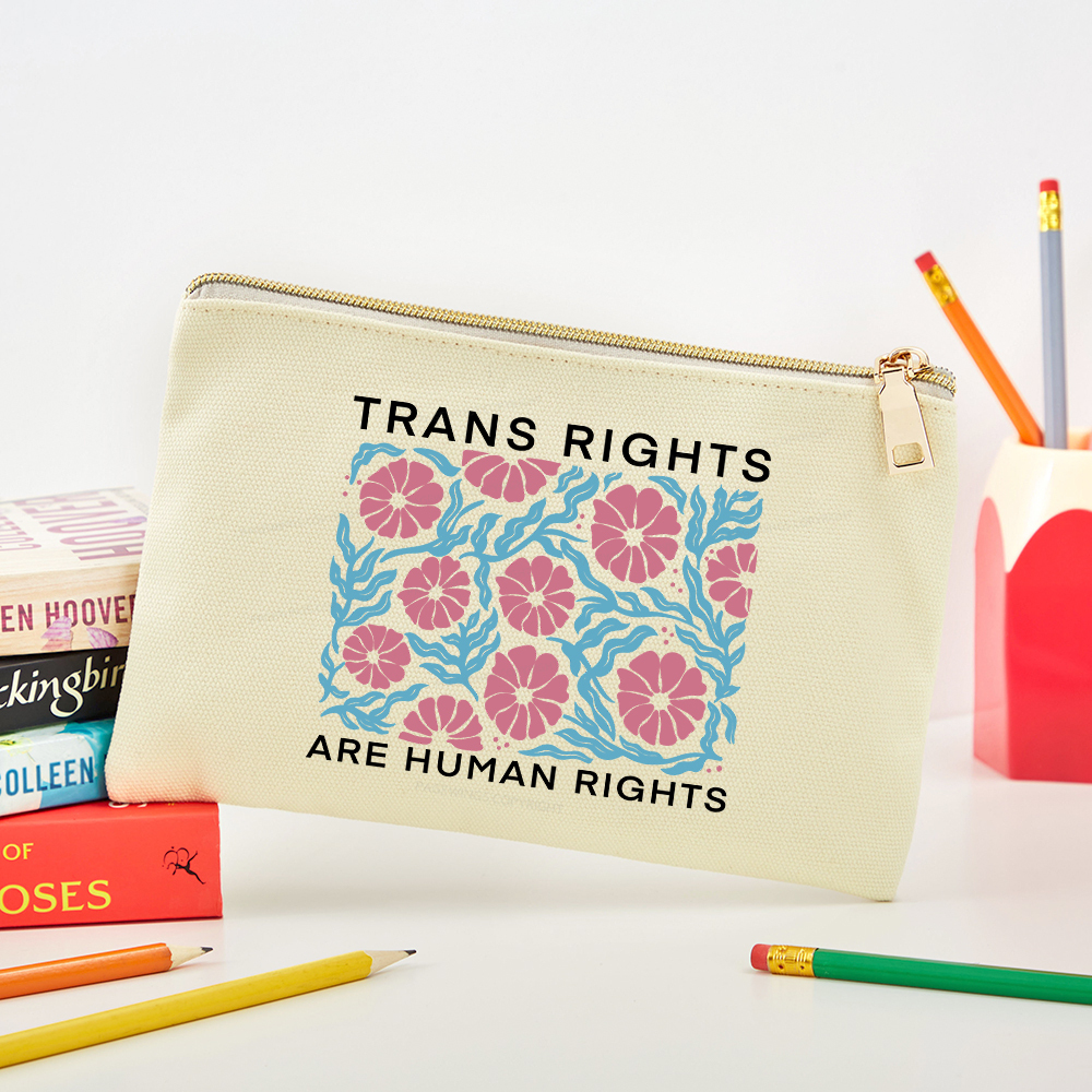 Pagewings Trans Rights Are Human Rights Pouch