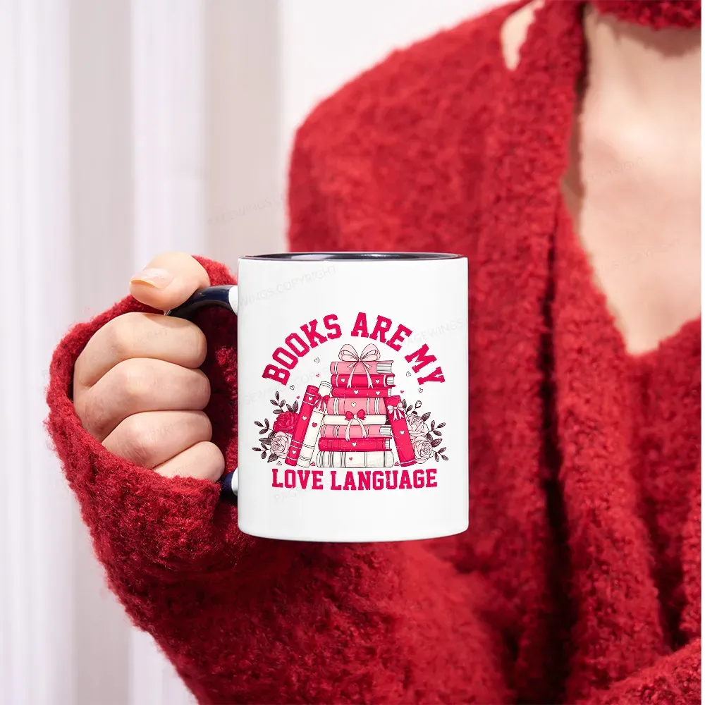 Pagewings Books Are My Love Language Mug