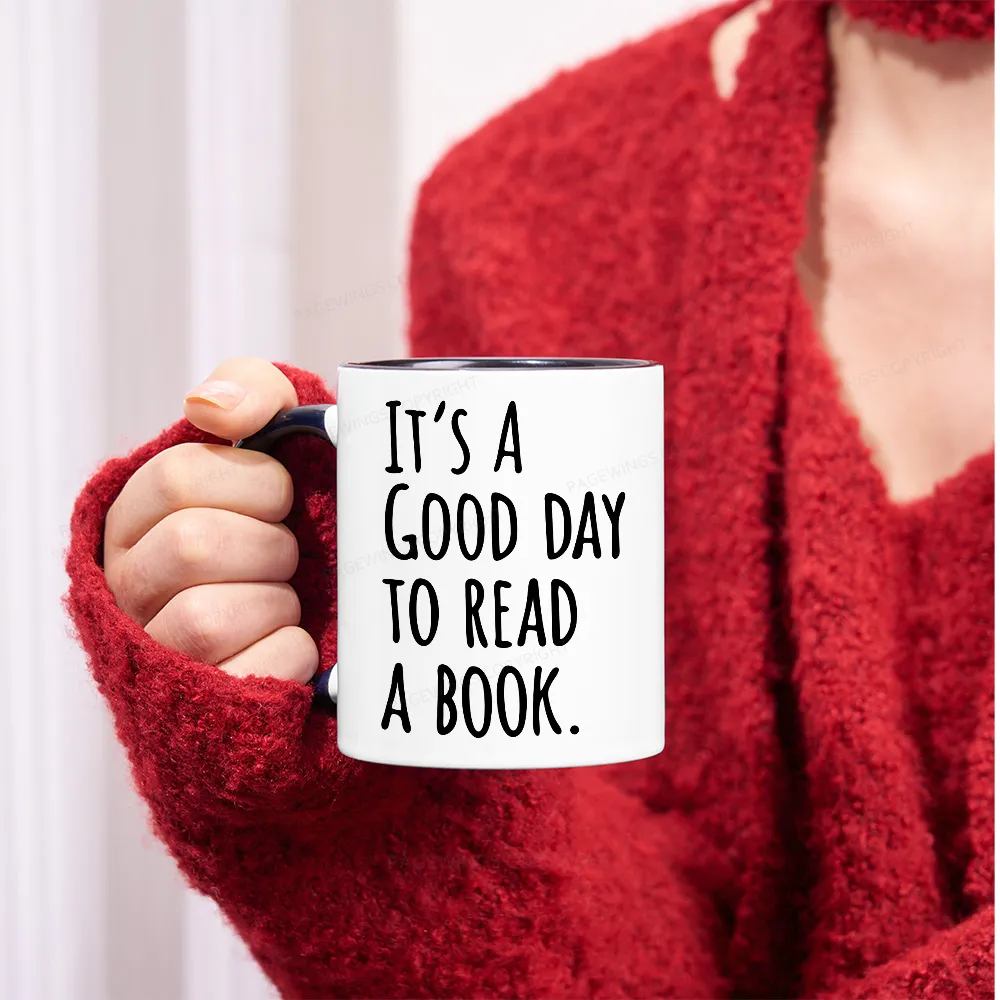 Pagewings It's A Good Day To Read A Book Mug