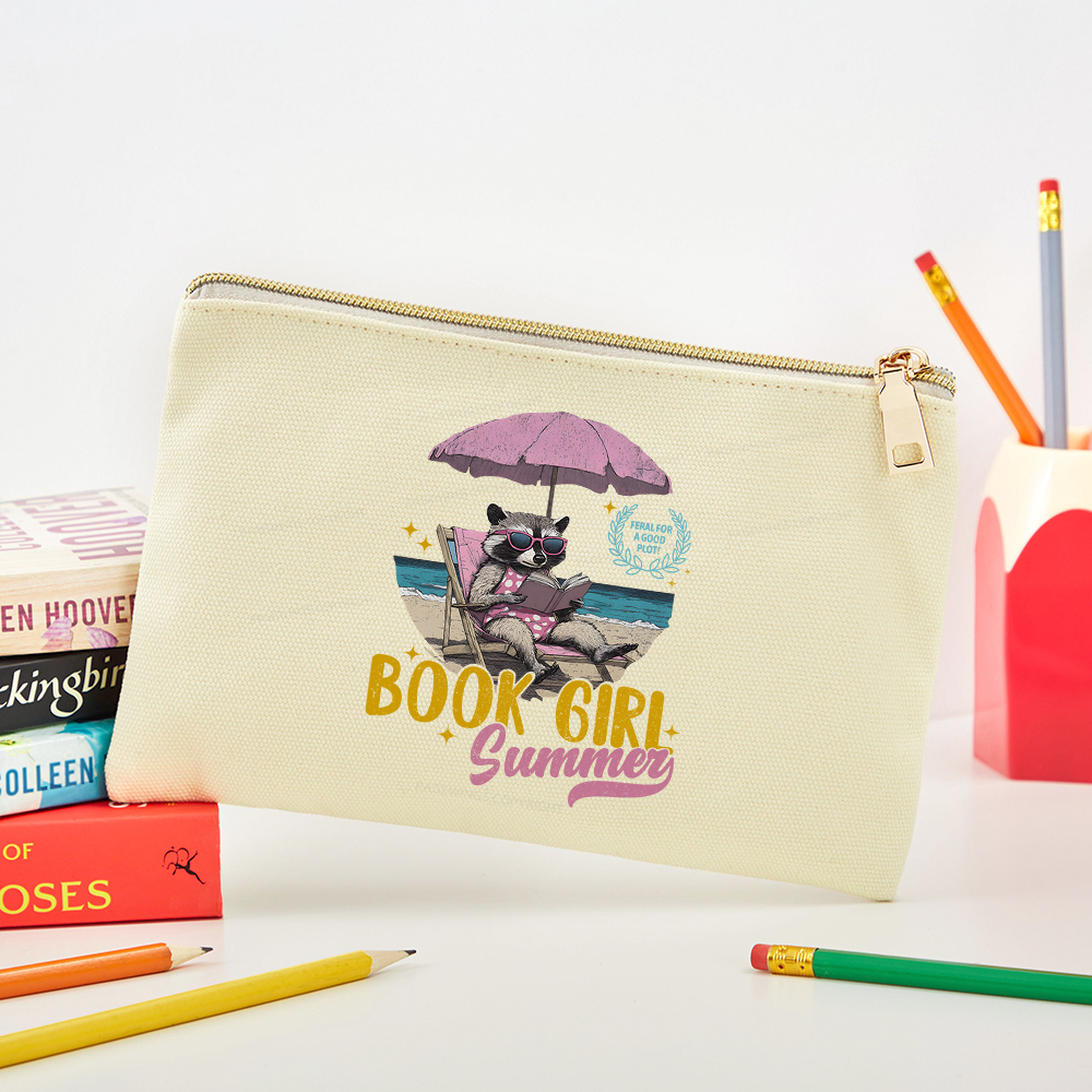 Pagewings Book Girl Summer Pouch