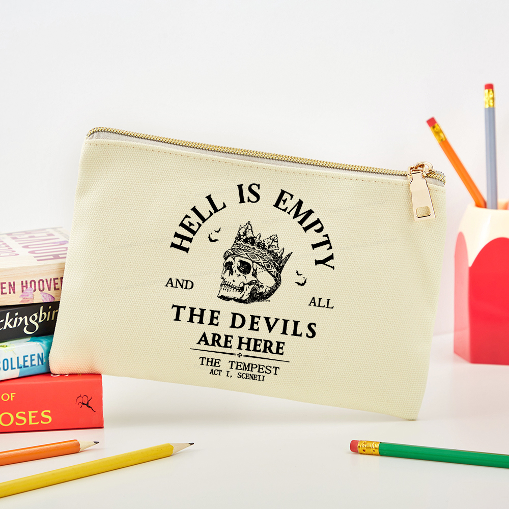 Pagewings Hell Is Empty And All The Devils Are Here Pouch