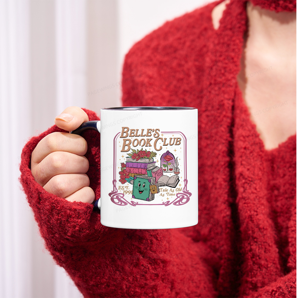 Pagewings Belle's Book Club Mug