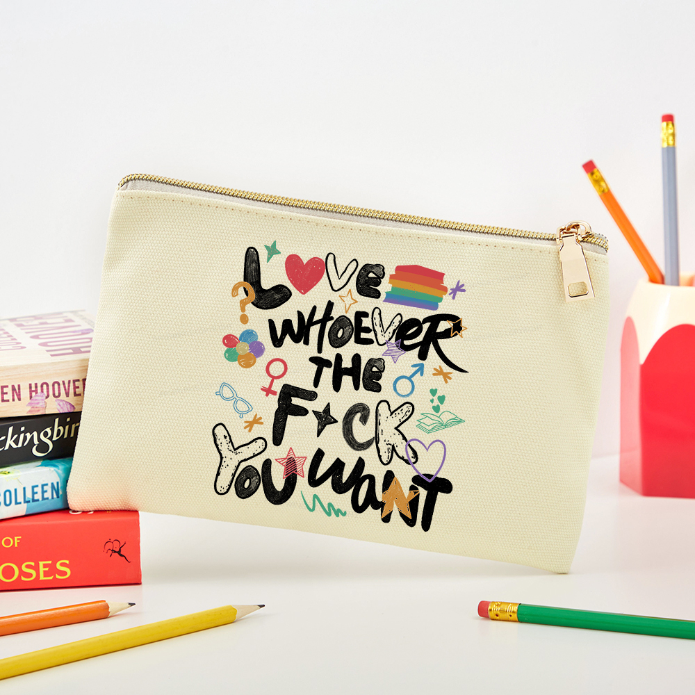 Pagewings Love Whoever The F*ck You Want Pouch