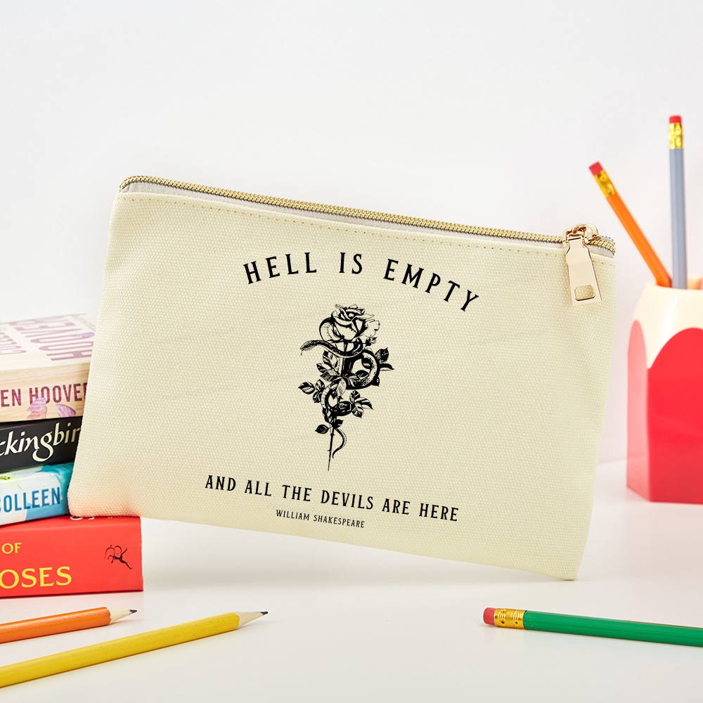 Pagewings Hell Is Empty And All The Devils Are Here Pouch