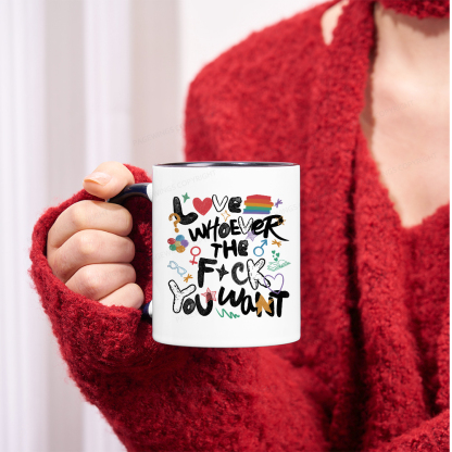 Pagewings Love Whoever The F*ck You Want Mug