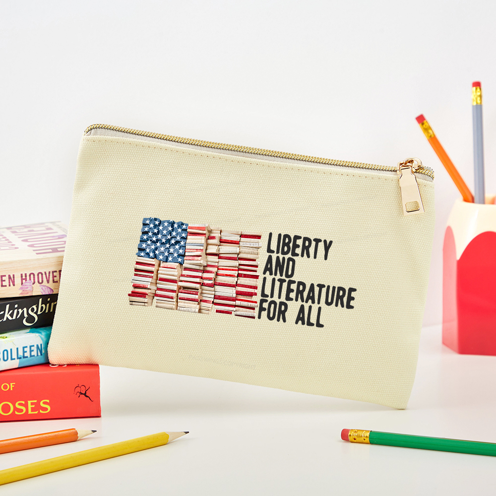 Pagewings Liberty And Literature For All Pouch
