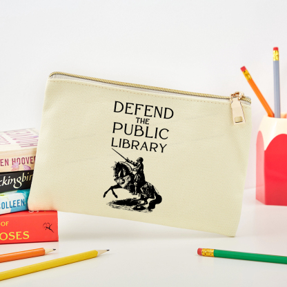 Pagewings Defend The Public Library Pouch