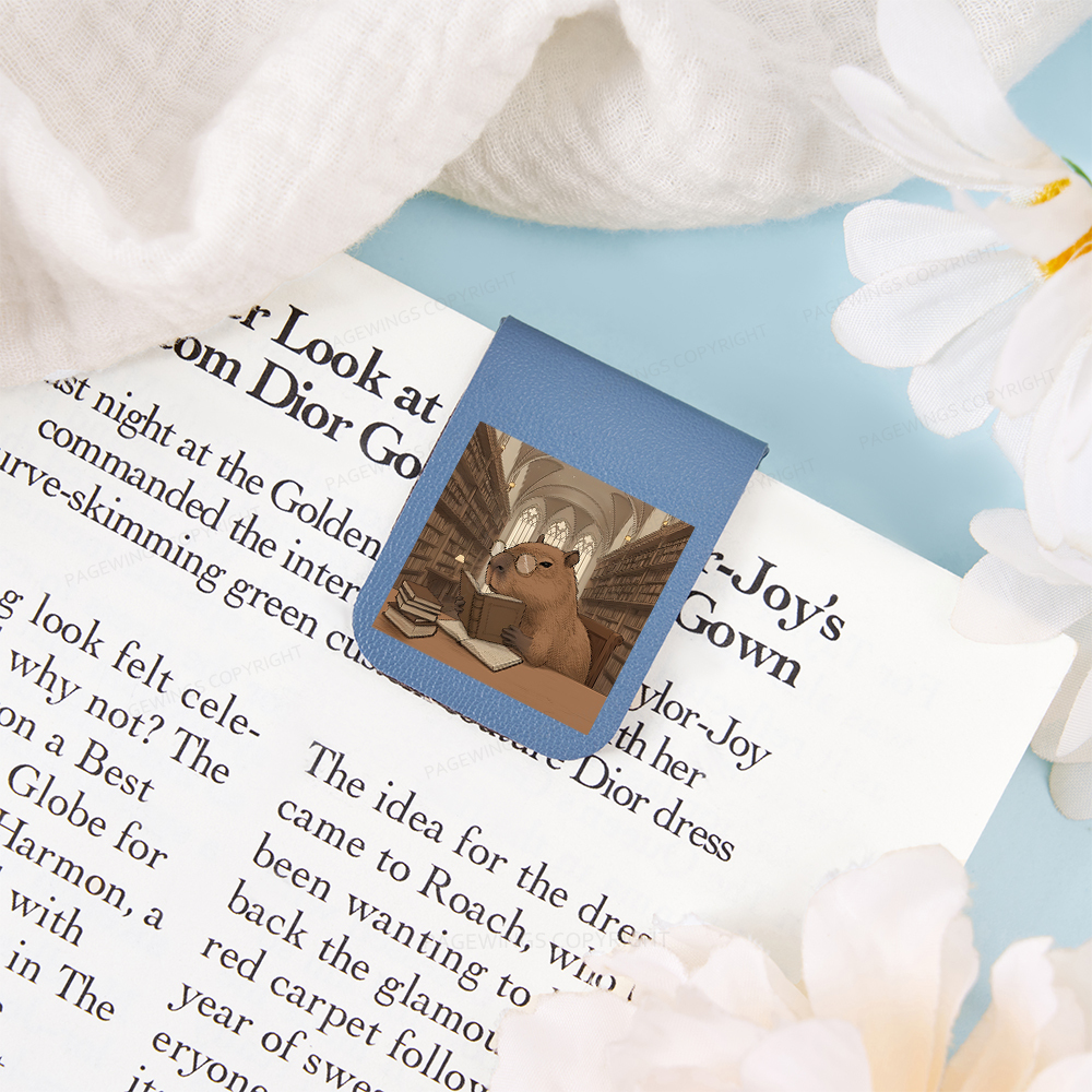 Pagewings The Reader Capybara Magnetic Bookmark