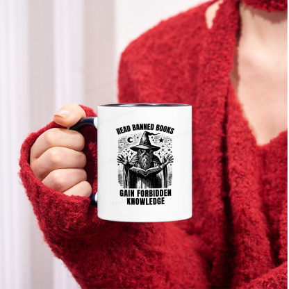 Pagewings Read Banned Books Gain Forbidden Knowledge Mug