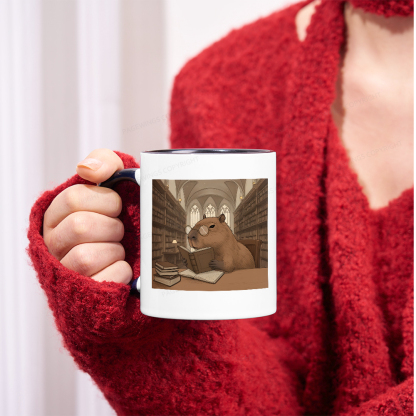 Pagewings The Reader Capybara Mug