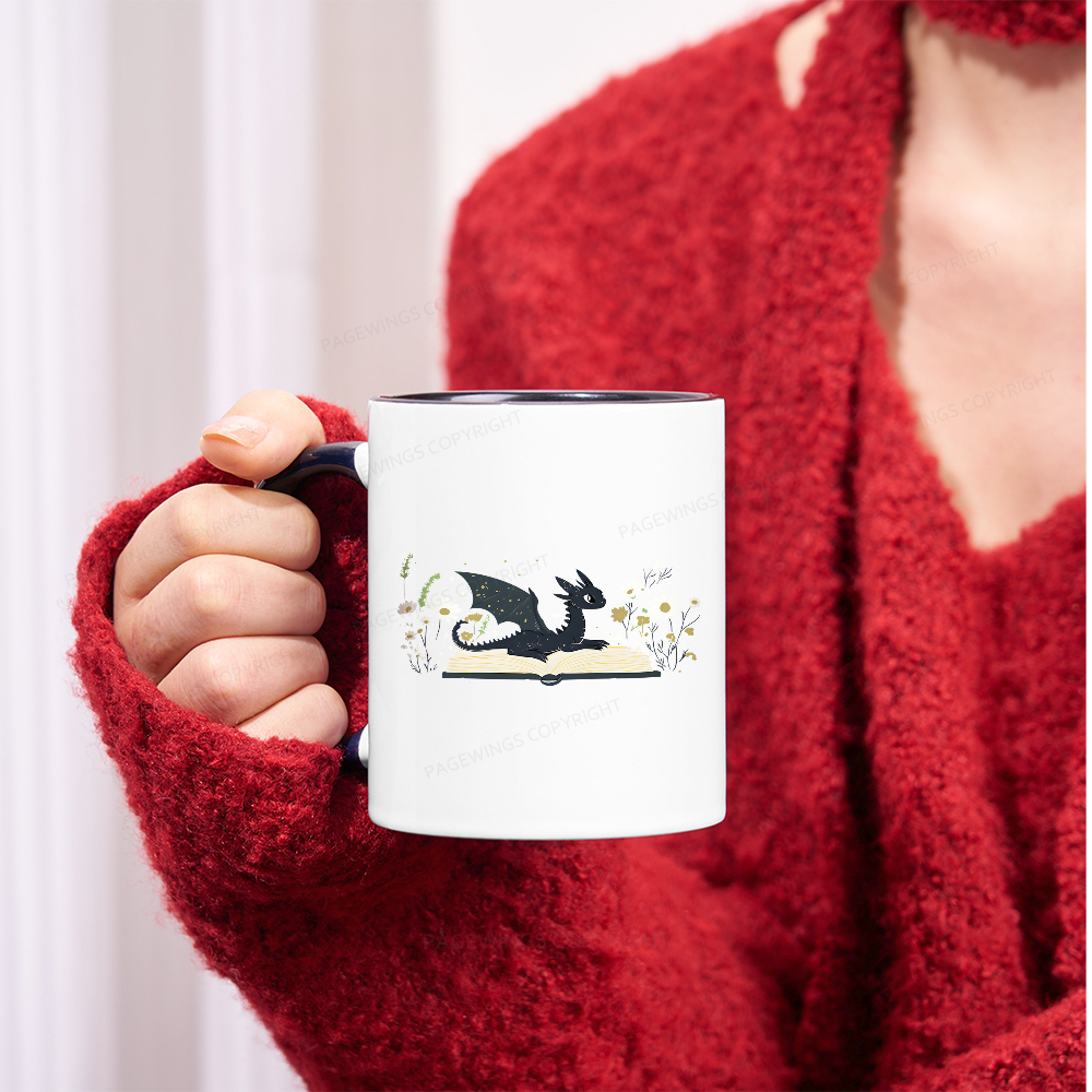 Pagewings Dragon Book Mug