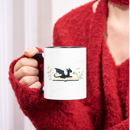 Pagewings Dragon Book Mug
