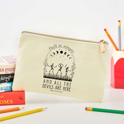 Pagewings Hell is Empty and all the Devils are Here Pouch