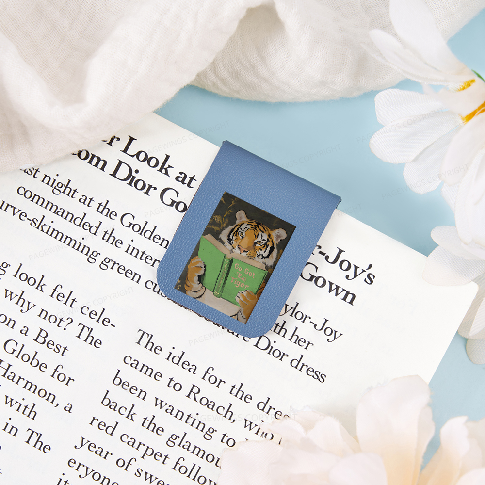 Pagewings Motivational Tiger Magnetic Bookmark