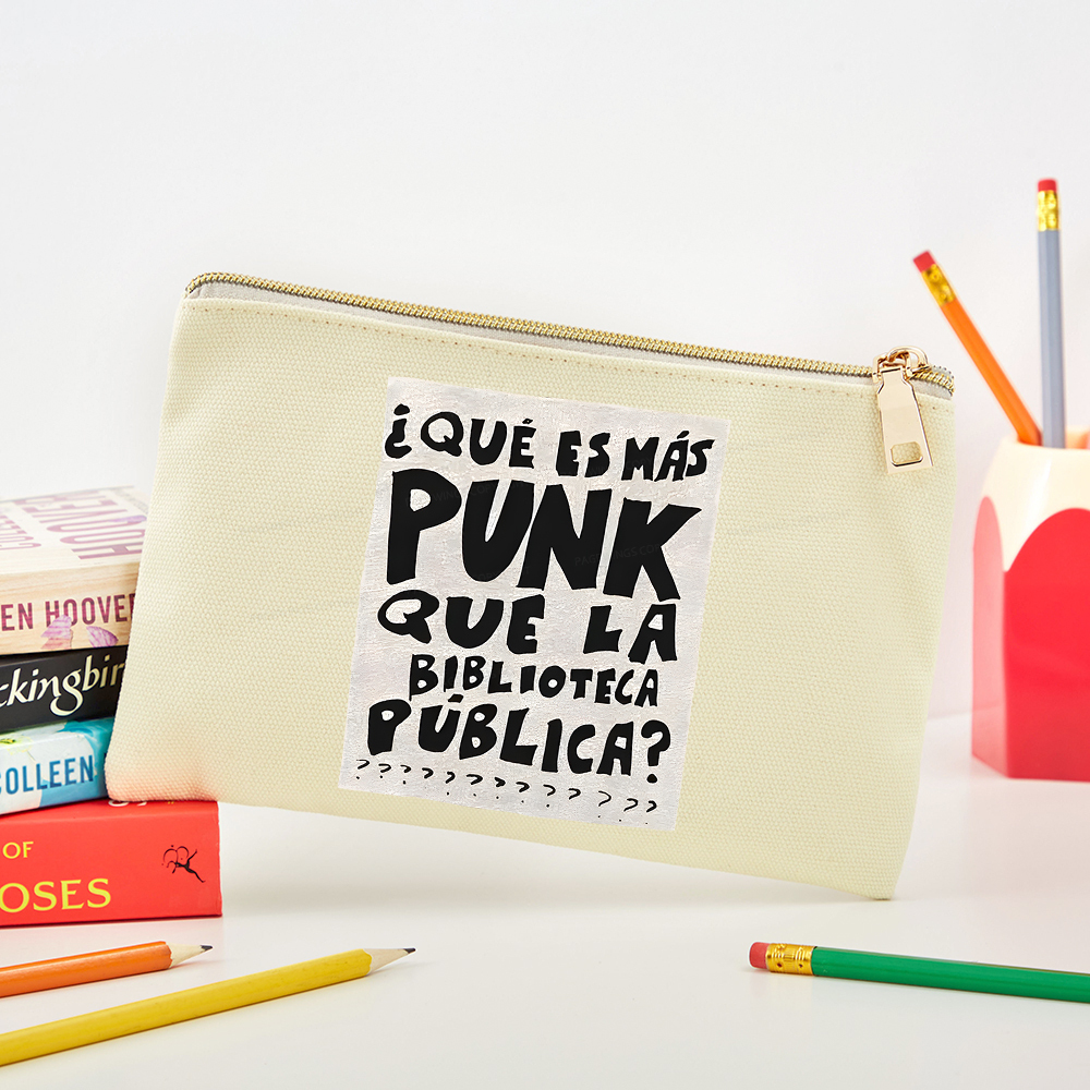 Pagewings What's More Punk Than The Public Library Pouch