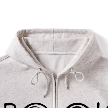 Pagewings Book Nerd Unisex Fleece Zip Up Hoodie