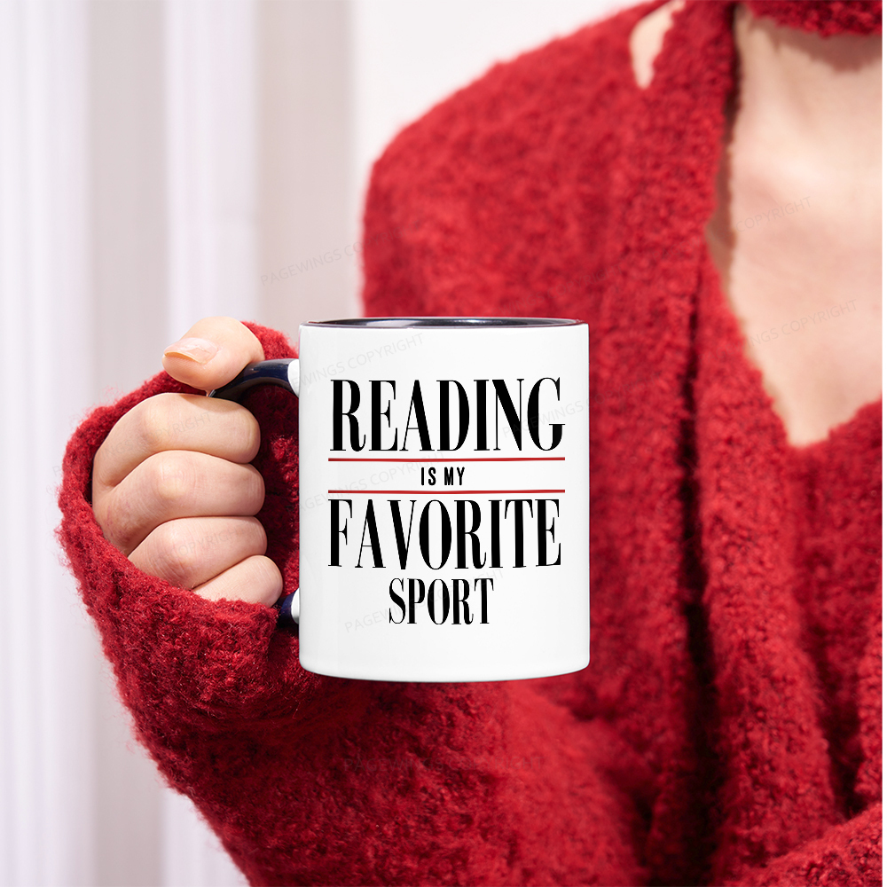 Pagewings Reading Is My Favorite Sport Mug